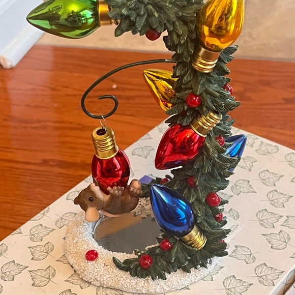Fitz & Floyd Charming Tails Ornament & Stand - Picture 1 of 7
